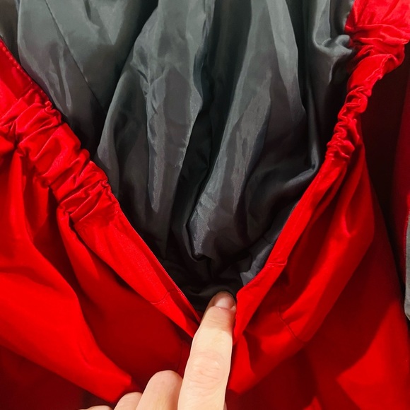 Eddie Bauer Kids Red and Gray Raincoat - Picture 5 of 6